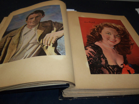 HOLLYWOOD MOVIE STARS SCRAPBOOK - PECK - AUTRY - GREAT PHOTOS - 28A