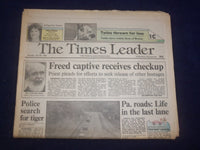 1986 JULY 28 WILKES-BARRE TIMES LEADER - FREED CAPTIVE LAWRENCE JENCO - NP 8081