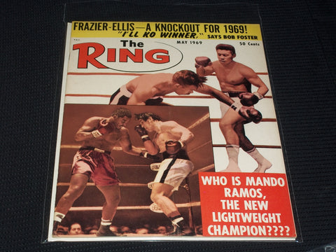 1969 MAY THE RING MAGAZINE - MANDO RAMOS FRONT COVER - E 4605