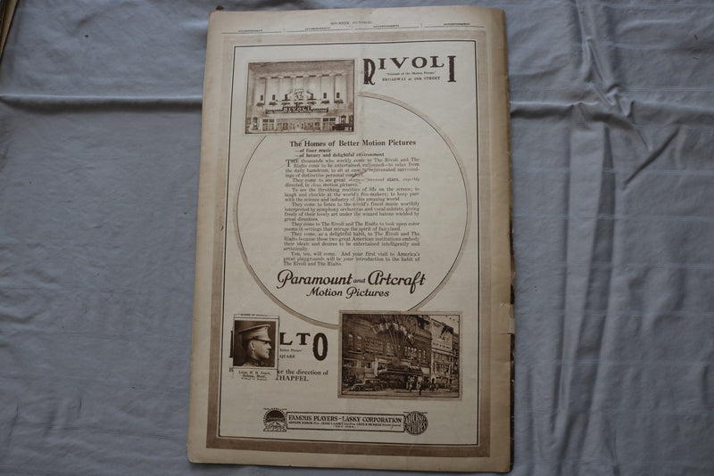 1918 NOV 7 MID-WEEK PICTORIAL MAGAZINE SECTION - CANADIAN ARTILLERY - NP 9241