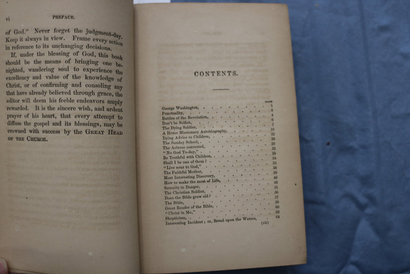 1869 GRANDMOTHER'S SCRAP-BOOK OR THE WAY TO DO GOOD HARDCOVER BOOK - KD 9485