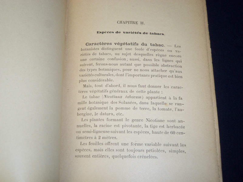 1891 LE TABAC MANUEL PRATIQUE BOOK BY ALBERT LARBALETRIER - FRENCH - J 4765