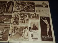 1930 NOV 2 PITTSBURGH SUN TELEGRAPH GRAVURE - THREE CLOWNS - KNIGHT - NT 9586