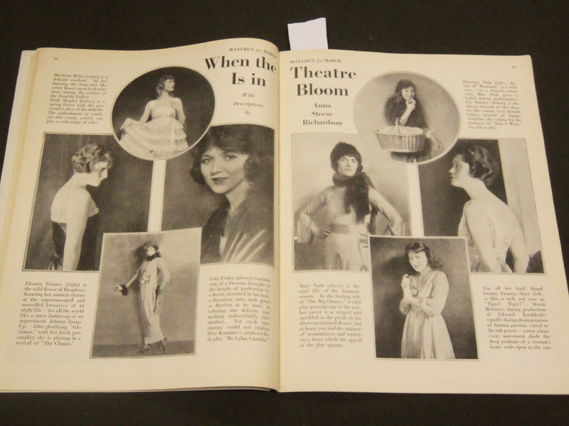 1919 MARCH MCCLURE'S MAGAZINE - NEYSA MCMEIN COVER - J. M. FLAGG - ST 6943