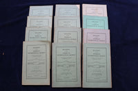 1928-1932 AMERICAN MATHEMATICAL SOCIETY BULLETIN - LOT OF 12 - O 3371
