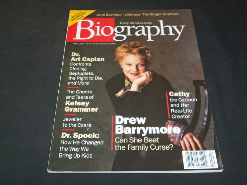 1998 APRIL BIOGRAPHY MAGAZINE - DREW BARRYMORE - SP 7337