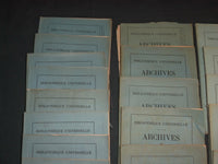 1885-1891 ARCHIVES DES SCIENCES PHYSIQUES ET NATURELLES - LOT OF 27 - WR 1045D