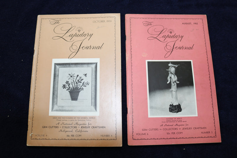 1948-1958 THE LAPIDARY JOURNAL - LOT OF 8 - O 3357