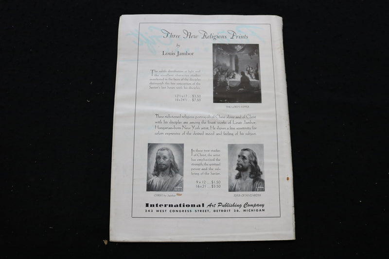 1949 MAY PICTURE AND GIFT JOURNAL MAGAZINE - PORTRAIT OF NAN COVER - SP 4176B