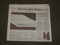 2018 JULY 18 NEW YORK TIMES - A BESIEGED TRUMP SAYS HE MISPOKE ON VOTE MEDDLING