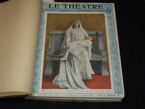 1902 JANUARY-JUNE LE THEATRE MAGAZINE BOUND VOLUME - 12 ISSUES - KD 2657C