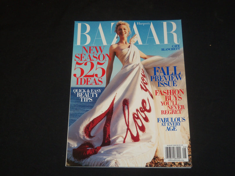 2005 AUGUST HARPER'S BAZAAR MAGAZINE - CATE BLANCHETT COVER - SP 4621