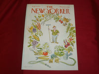 1975 AUGUST 11 NEW YORKER MAGAZINE FRONT COVER ONLY - GREAT ART FOR FRAMING