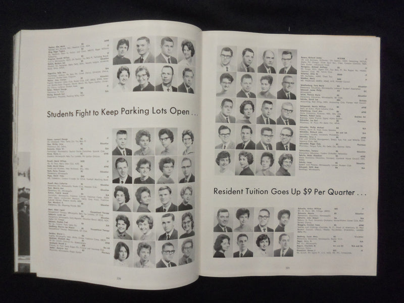 1962 GOPHER UNIVERSITY OF MINNESOTA YEARBOOK - MINNEAPOLIS, MINNESOTA - YB 3301