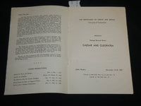 1957-1961 UNIVERSITY OF CONNECTICUT THEATRE PROGRAM LOT OF 4 - ALCESTIS - J 6756