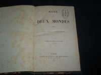 1860-1867 REVUE DES DEUX MONDES MAGAZINE BOUND VOLUME LOT OF 12 - KD 2D