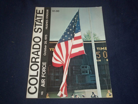 1975 OCT 25 COLORADO STATE UNIVERSITY VS AIR FORCE FOOTBALL PROGRAM - ST 1951X