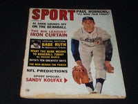 1963 SEPTEMBER SPORT MAGAZINE - SANDY KOUFAX COVER - E 219