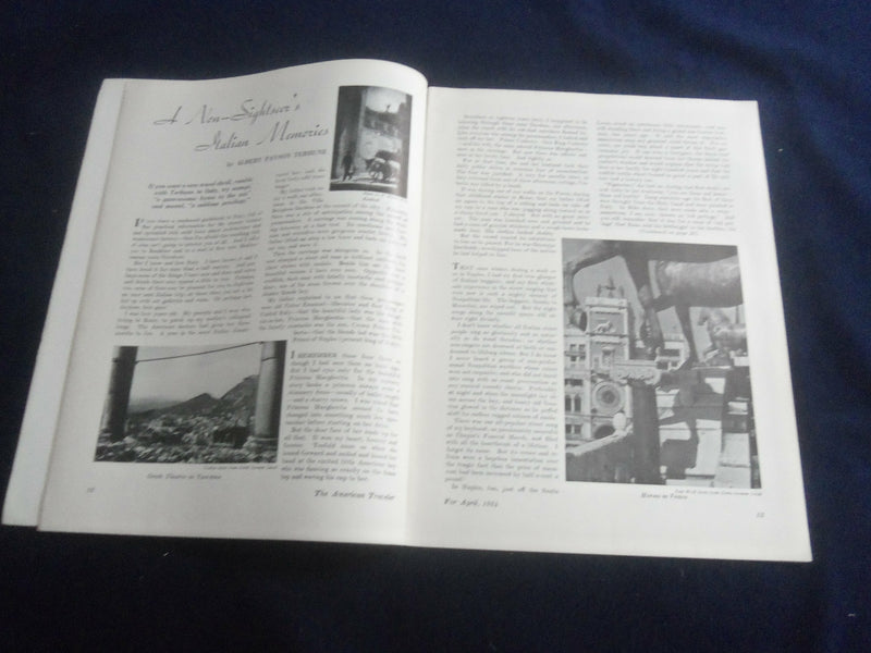 1934 APRIL THE AMERICAN TRAVELER MAGAZINE - VOLUME II, NO 4 - SP 4712K