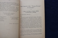1928 THE LEGEND OF THE FRANCS-TIREURS OF LOUVAIN BY MAYENCE - SOFTCOVER - K 1551