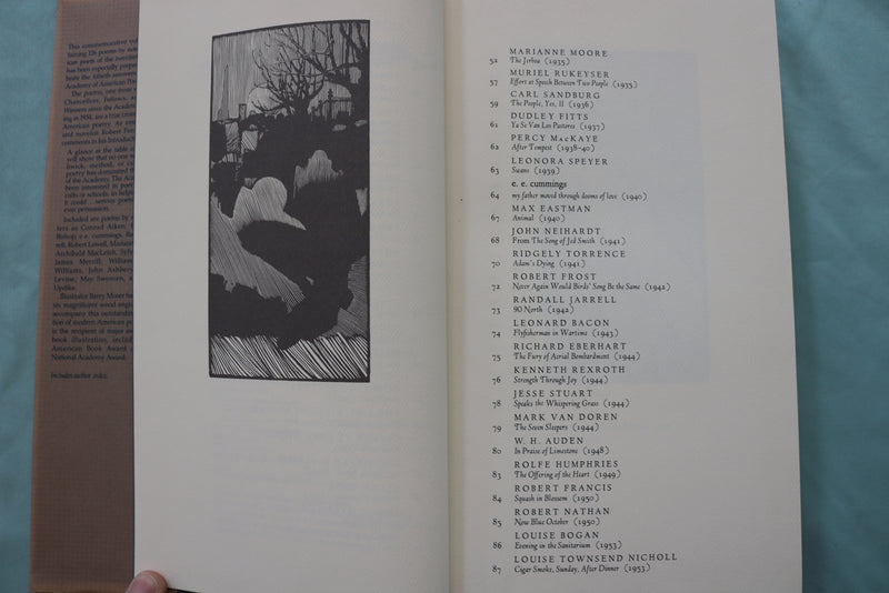 1984 FIFTY YEARS OF AMERICAN POETRY - ANNIVERSARY VOLUME HARDCOVER BOOK- KD 9564