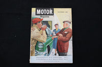 1960 NOVEMBER MOTOR MAGAZINE - WOMAN BRINGING TEA TO MECHANIC COVER - E 10400