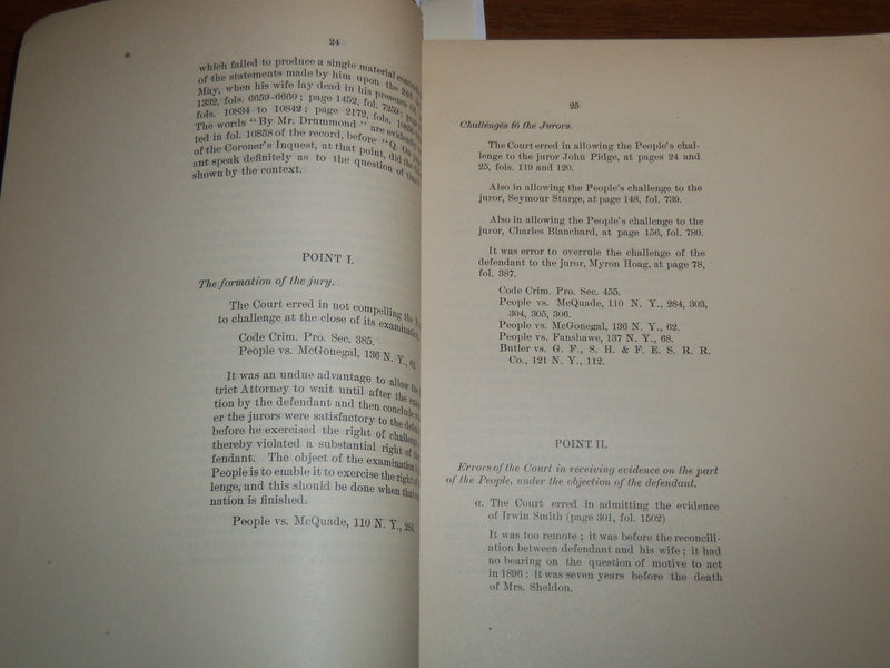 1897 COURT OF APPEALS APPELLANT'S BRIEF AND POINTS BULLETIN - NEW YORK - K 1158