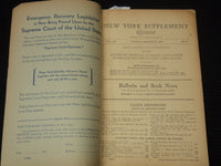 1935 NEW YORK SUPPLEMENT NATIONAL REPORTER LOT OF 4 ISSUES - O 3074B