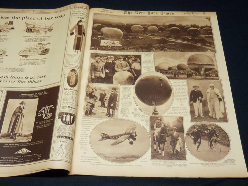 1922 AUGUST 27 NEW YORK TIMES PICTURE SECTION - GENE SARAZEN - NT 8870