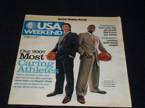2007 OCTOBER 12 BOSTON SUNDAY HERALD USA MAGAZINE - WADE & NASH - E 5270