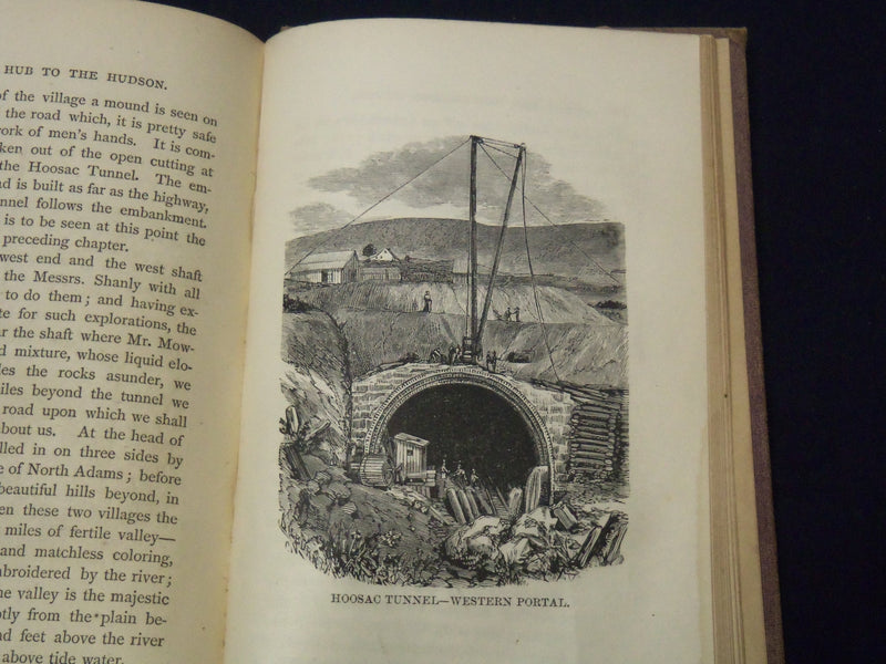 1870 FROM THE HUB TO THE HUDSON BOOK BY WASHINGTON GLADDEN - MASS. - K 2069