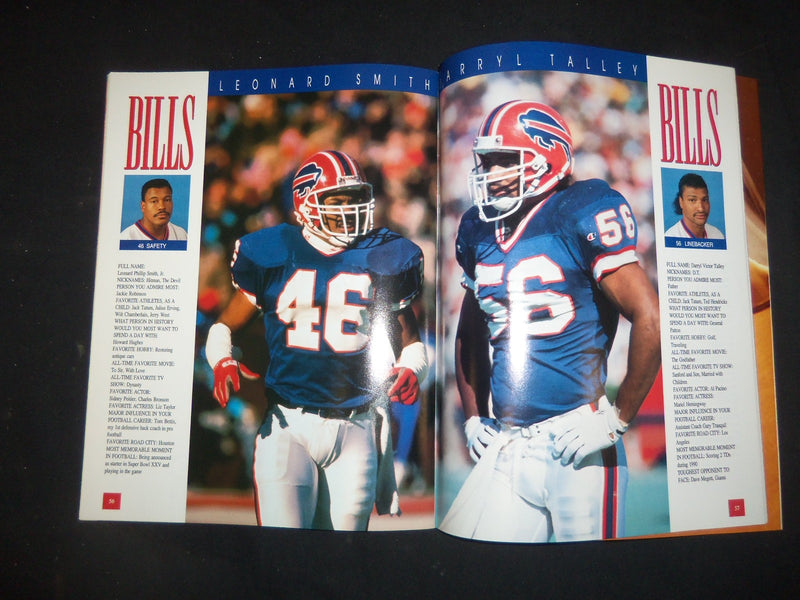 1991 BUFFALO BILLS OFFICIAL YEARBOOK - LOT OF 9 - O 2902