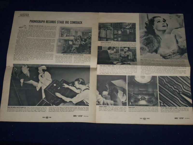 1937 OCTOBER LISTEN MAGAZINE VOLUME 1 NO. 3 - GREAT PHOTOS - J 643