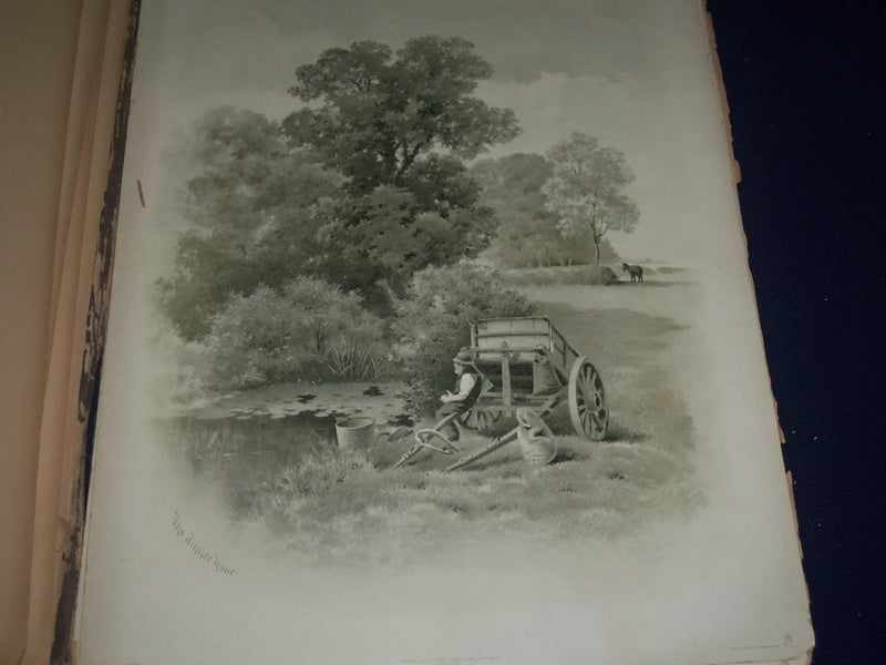 LATE 1800'S SIX MONOCHROME LANDSCAPE STUDIES BY ALBERT BOWERS NO. 192 - WR 1128M