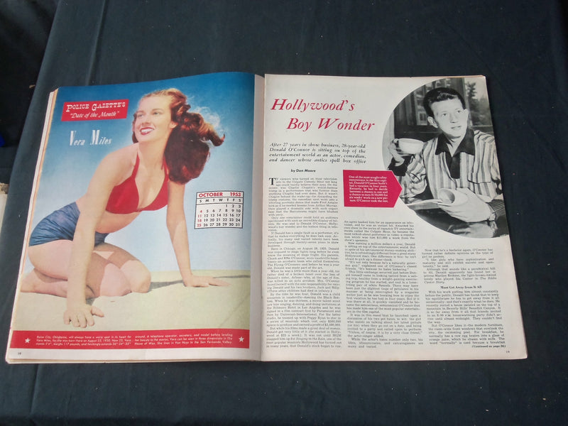 1953 OCT THE NATIONAL POLICE GAZETTE MAGAZINE - ETHEL & JULIUS ROSENBERG -B 5656