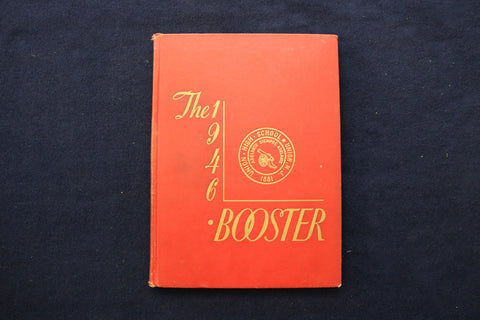 1946 BOOSTER UNION HIGH SCHOOL YEARBOOK - UNION, NEW JERSEY - YB 3452