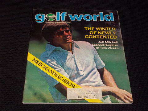 1980 JANUARY 25 GOLF WORLD MAGAZINE - JEFF MITCHELL FRONT COVER - E 6976