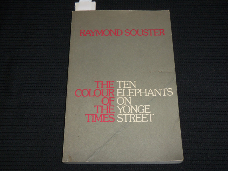 1973 THE COLOUR OF THE TIMES SOFTCOVER BOOK - TEN ELEPHANTS - SIGNED - J 7023