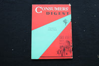 1938 MARCH CONSUMERS' DIGEST MAGAZINE - SHALL THE CIO DICTATE? COVER - K 386