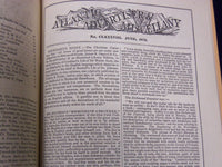 1873 THE ATLANTIC MONTHLY MAGAZINE LOT OF 12 COMPLETE YEAR - WHITTER - WR 307