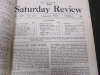 1919 SATURDAY REVIEW 2 BOUND VOLUMES - COMPLETE YR- PUBLISHED IN LONDON - R 1124