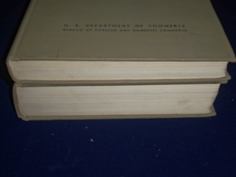 1939 INDUSTRIAL & CONSUMER MARKET DATA HANDBOOK LOT OF 2 - GREAT INFO. - KD 2181