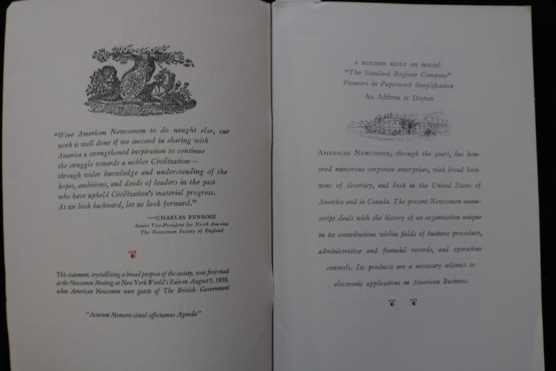 1957 A BUSINESS BUILT ON HOLES! SOFTCOVER BOOK BY M.A. SPAYD - K 3509