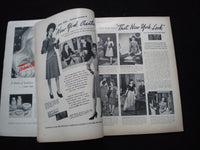 1941 OCTOBER GLAMOUR MAGAZINE - FASHION AND BEAUTY FAIR - SP 1522O