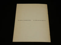 1961 PAINTINGS FROM THE ARENSBERG & GALLATIN COLLECTIONS SOFTCOVER BOOK - J 6953
