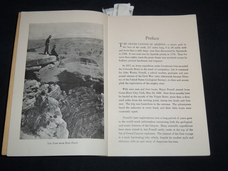 1946 STORY OF THE GRAND CANYON - HOW IT WAS A MADE BOOK BY FRED HARVEY - J 8729
