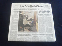 2022 APRIL 13 NEW YORK TIMES - CITY ON EDGE AFTER A SUBWAY SHOOTING