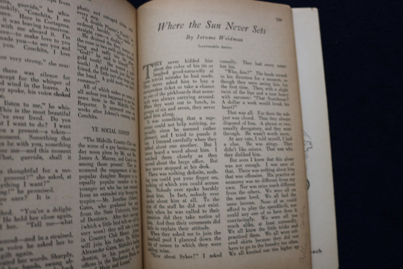 1937 MARCH THE POPULAR - BEST MODERN FICTION - SOFTCOVER BOOK - K 1600