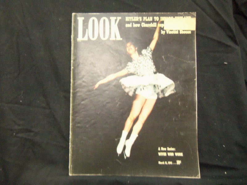 1941 MARCH 11 LOOK MAGAZINE - HITLER'S PLAN TO INVADE ENGLAND - ST 1475