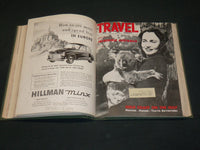 1953 JANUARY-DECEMBER TRAVEL MAGAZINE BOUND VOLUME - GREAT COVERS - KD 5997